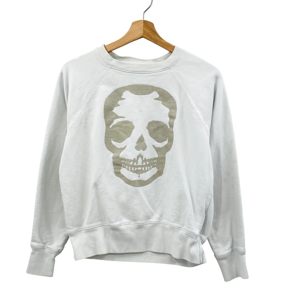 Zadig & Voltaire light blue‎ skull sweatshirt
